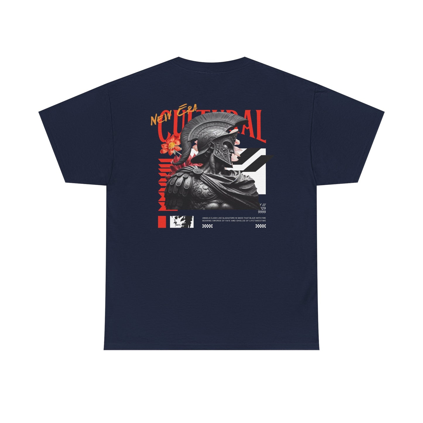 LifeTakesTime Gladiator Angel Graphic T-Shirt – Streetwear Tee in White & Grey (S-5XL)
