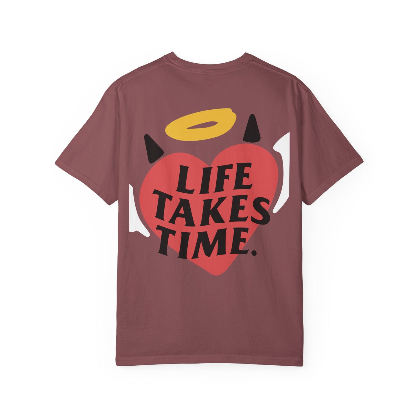 "Life Takes Time" Heart Design